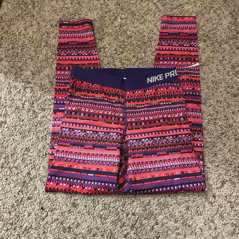 Nike Pro Multi Patterned Leggings - image 4